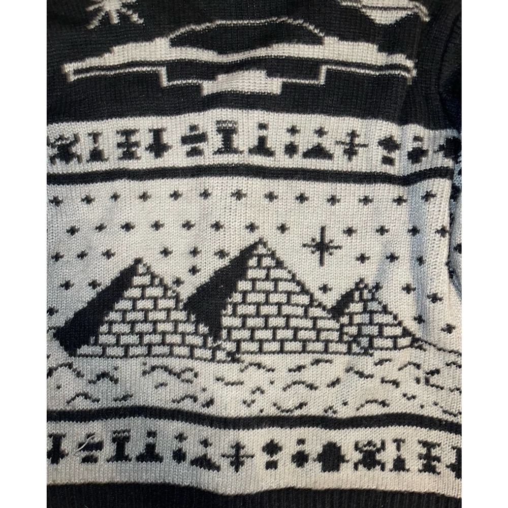UFO alien Egypt sweater cardigan Middle of Beyond - Picture 5 of 6
